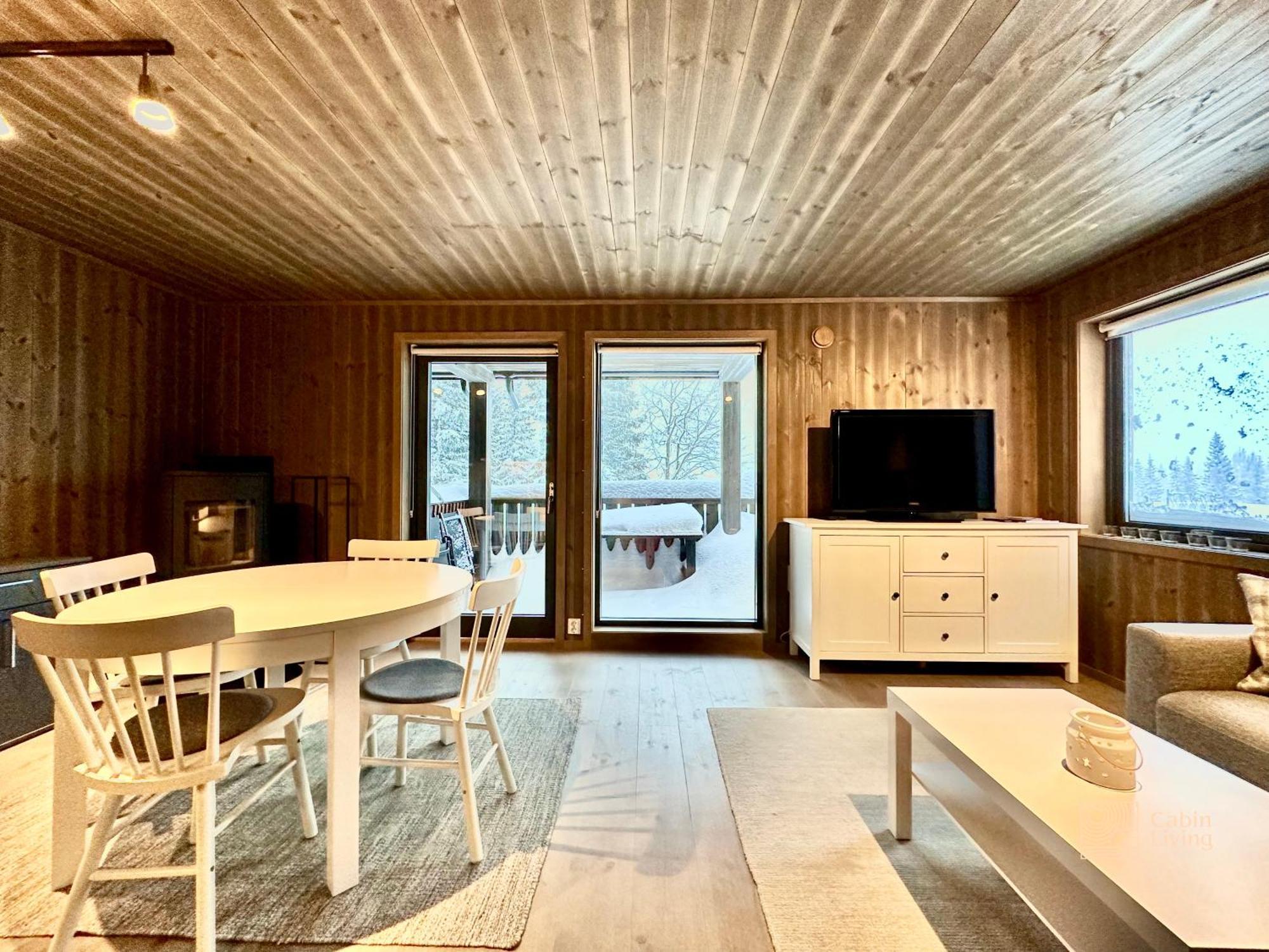 Modern Ski-In Out Apartment At Sjusjoen Eksteriør billede