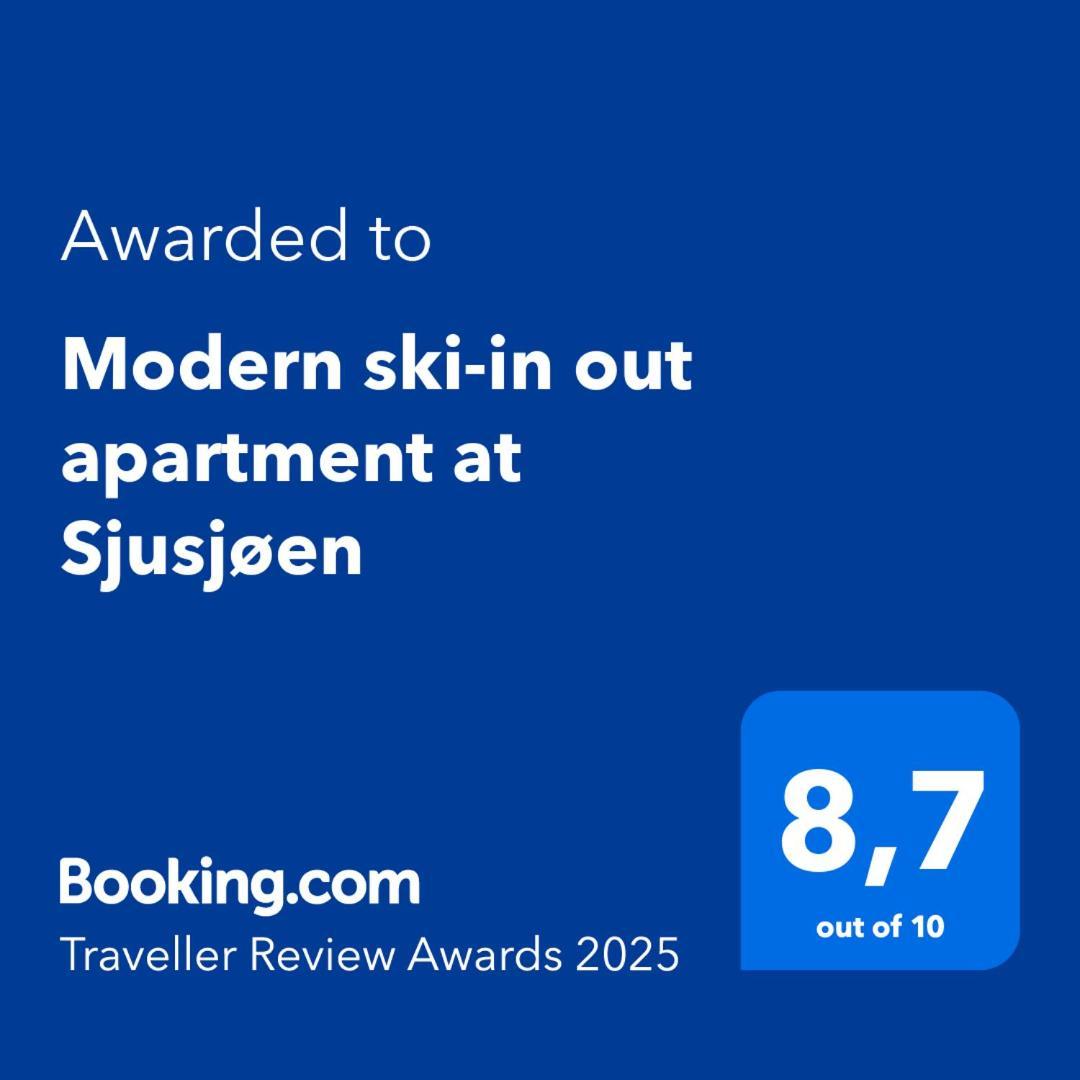 Modern Ski-In Out Apartment At Sjusjoen Eksteriør billede